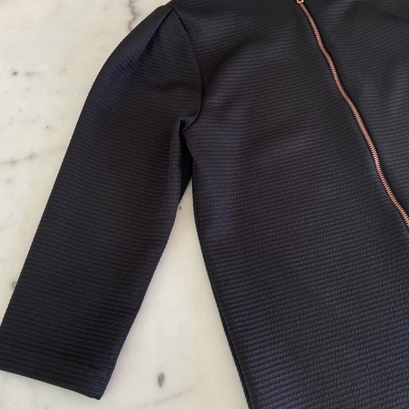 Club Monaco Top with Rose Gold Zipper - Picture 13 of 13